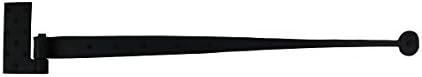 Sturdy Black Wrought Iron Hinges Pack of 2