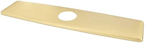 WOVIER 10 Brushed Gold Escutcheon Plate