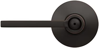 Schlag F40 LAT 716 Latitude Door Lever Aged Bronze - Secure Bed Bath Privacy Lock