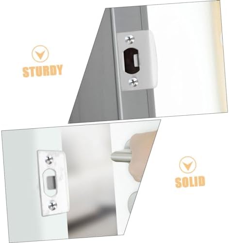 Outanaya 6Pcs Set Door Strike Plate for Garage Door Enhancing Door Security