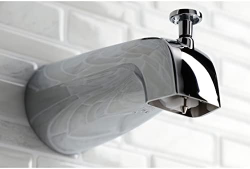 Large Steel Faucet Trim Pair 5-inch with Diverter Polished Chrome Finish