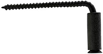 Sturdy Black Wrought Iron Hinges for Gates