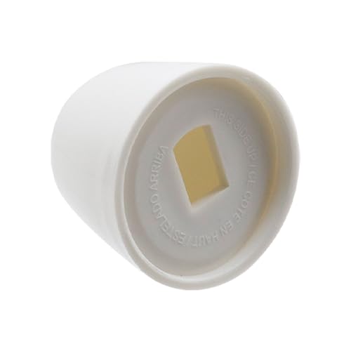 Dahszhi 5-Set Plastic Toilet Bolt Caps 10 Spacers with Easy Snap-In Fit for 14 or 516 Threaded Bolts