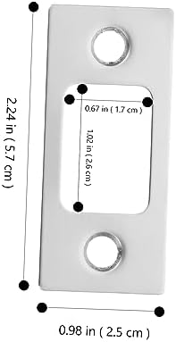 Sturdy Steel Door Strike Plate for Better Locks