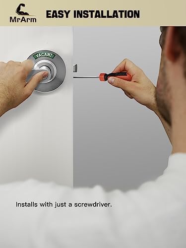 Privacy-V Door Handle for Commercial Restrooms