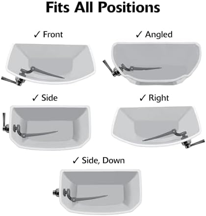 Korky 6094BP StrongARM Tank Lever - Universal Fit Toilet Tank independency Kit Gold Finish