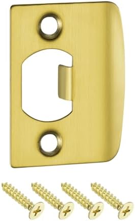 Sturdy Stainless Steel Door Strike Plate for Enhanced Home Security
