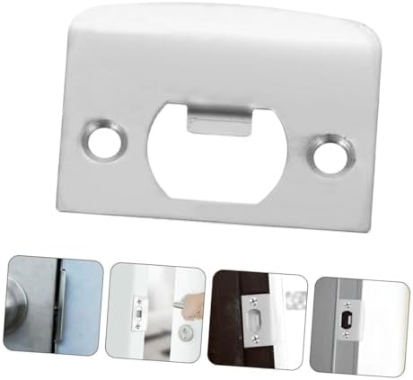 Outanaya 6Pcs Set Door Strike Plate for Garage Door Enhancing Door Security