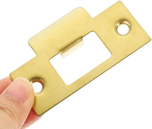 2pcs Stainless Steel Deadbolt Strike Plate Filler for Door Reinforcement