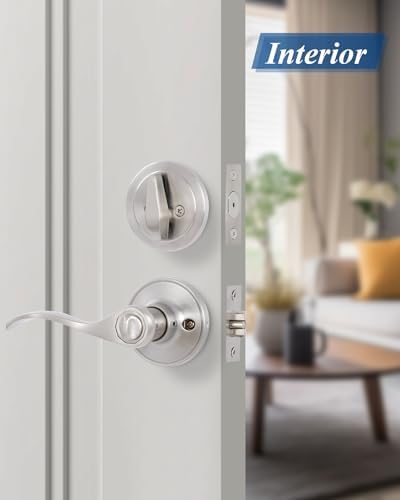 10-Piece Front Door Lever Lockset Set