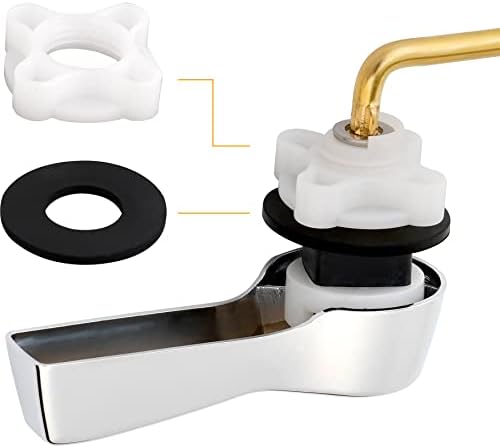Experience Effortless Flush with Hibbent Universal Metal Front Mount Toilet Handle