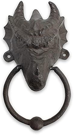 TBLOTYDVintage Dragon Head Door Knockers