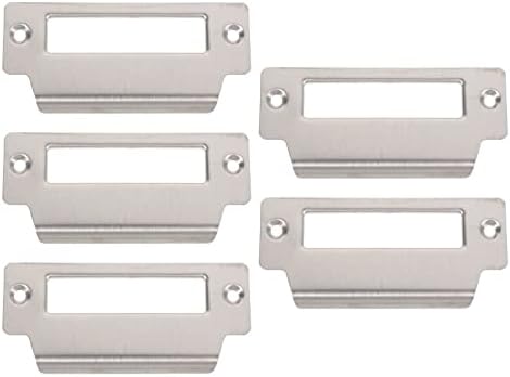 DOITool 5-Piece Stainless Steel Door Strike Plate Set for Enhanced Home Security