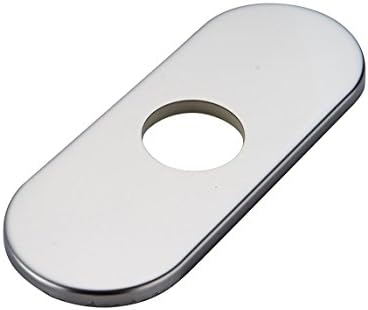 Greenspring BathVessel 4 Hole Deck Plate Escutcheon Chrome