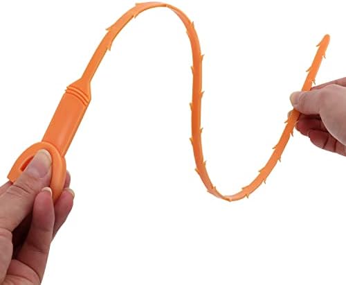 Amazon Basics Flexible Drain Snake 196 in 12 Pack