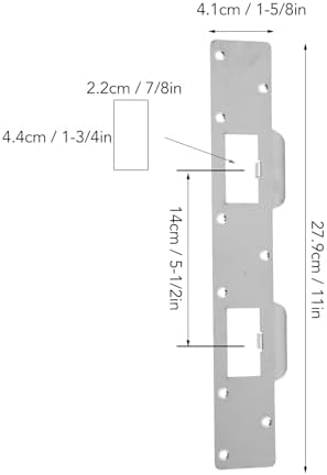 Secure Front Door Plate with Enhanced Security