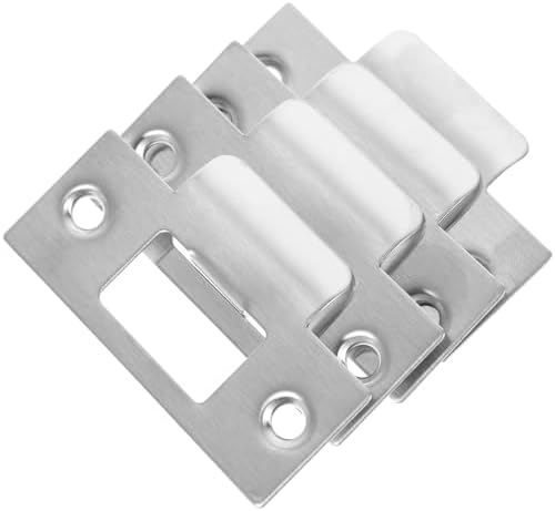4-Piece Stainless Steel Door Strike Plate