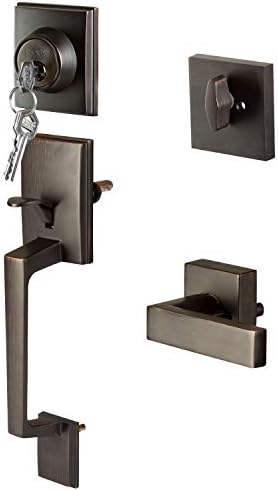 Ilyapa Modern Door Handleset for Secure Exterior Doors