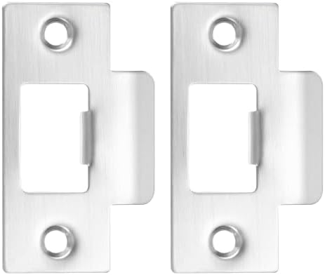 2-34 Stainless Steel Door Lock Strike Plate 2 Pcs