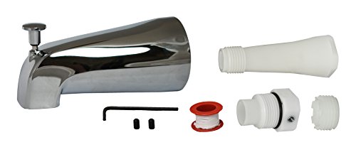 Plumb Pak Bathtub Spout with Diverter Polished Chrome