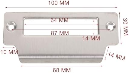 DOITool Door Strike Plate 5-Piece Set for Doors Reinforce Security Durable Design