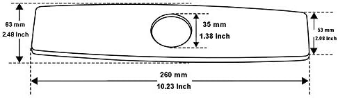 WOVIER 10 Brushed Gold Escutcheon Plate
