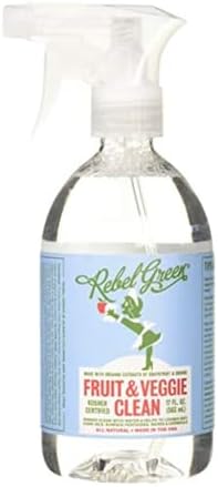 Fast Acting Vegetable Fruit Cleaner by Rebel Green