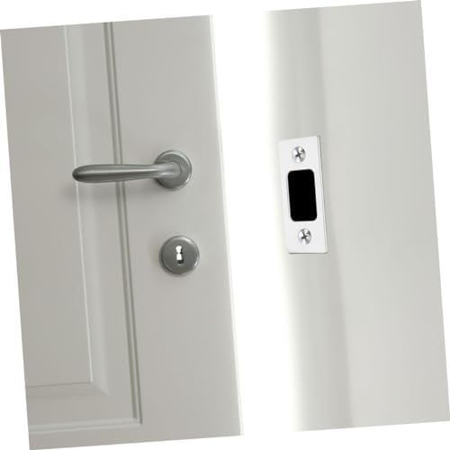 DOITOOL 4pc Stainless Steel Deadbolt Strike Plates Durable Door Backplates for Interior Exterior Doors Secure Lock Cover