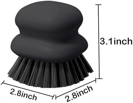 CD HOME Dish Brush with Handle Ergonomic Design for Kitchen Scrub 1 Pack