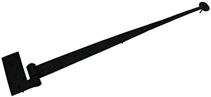 Sturdy Black Wrought Iron Hinges Pack of 2