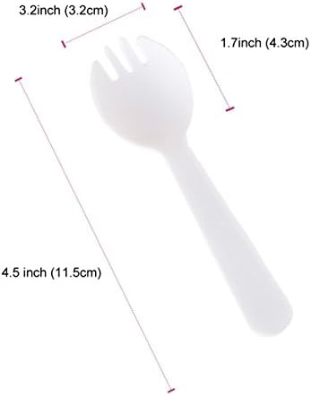 100PCS Disposable Spork Set
