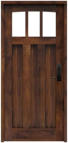 Weslock Front Door Entry Handle Set with Black Finish