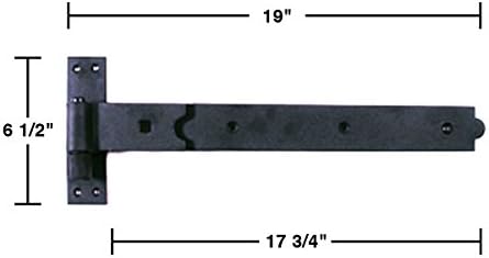 Sturdy Wrought Iron Hinges for Doors