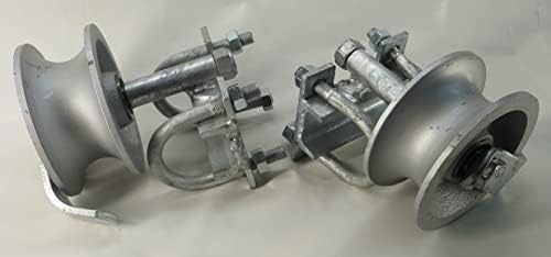 Rear Pipe Track Wheels - Sourdough Gate Hardware