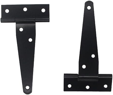 4 In Polishing Steel Gate Hinges Perfect for Barn Door Shed swung easily