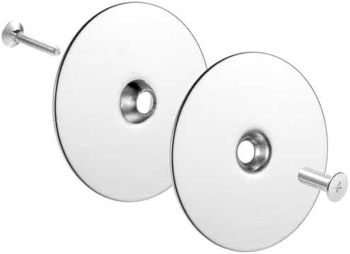 TucnoeuSturdy Door Hole Cover Plate Black 2-58 Diameter