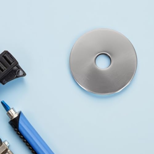 Elegant 2-Piece Stainless Steel Shower Arm Flange Covers for Bathroom Faucet Accessories Conceal Angle Valves Smoothly