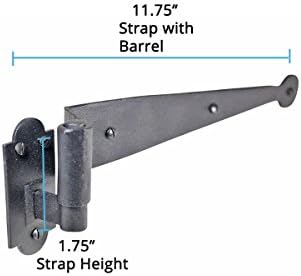 Sturdy Wrought Iron Hinges for Shutters Doors
