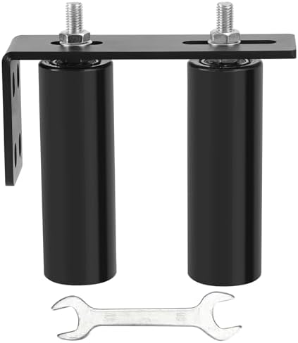 6 Gate Roller Guide Kit Universal L-Shaped Steel Bracket Heavy Duty Sliding Gate Hardware