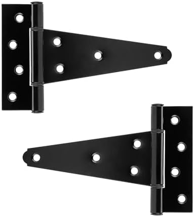 Premium 6-Inch Heavy Duty Hinges for Outdoor DoorsLockdown Quality for Sheds Barns and More