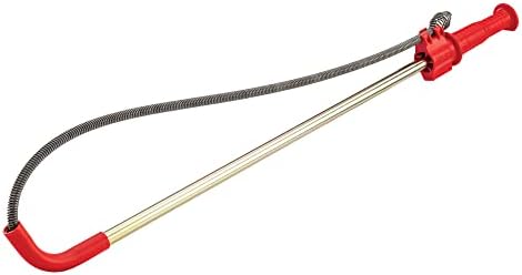Efficient Toilet Auger with 3-Foot Snake for Fast Blockage Clearance