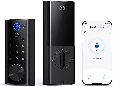Eufy Security Smart Lock S230 Front Door Lock with Fingerprint Wi-Fi Remote Access