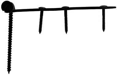 Sturdy Black Wrought Iron Hinges for Gates