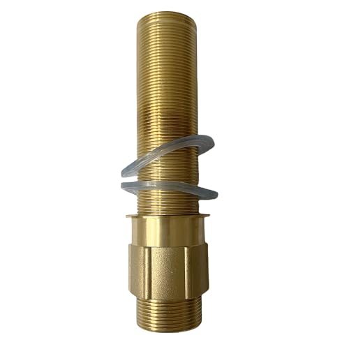 Weirun Faucet Nipple with Locking Nut and Washers 6 Shank 15cm