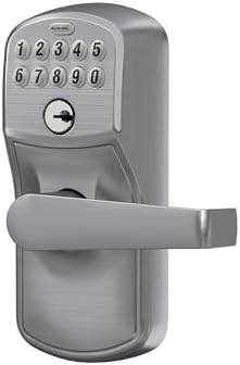 Schlage Keyless Door Keypad Entry System for 1 18-1 34 inch Doors