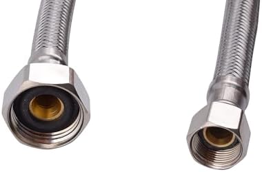 Premium 24-Inch Stainless Steel Bathroom Kitchen Faucet Connectors
