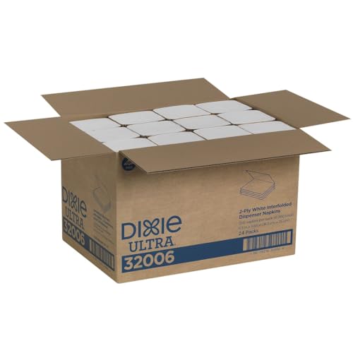 Georgia-Pacific Dixie Ultra Interfold 2-Ply Disposable Napkin Dispenser Refill