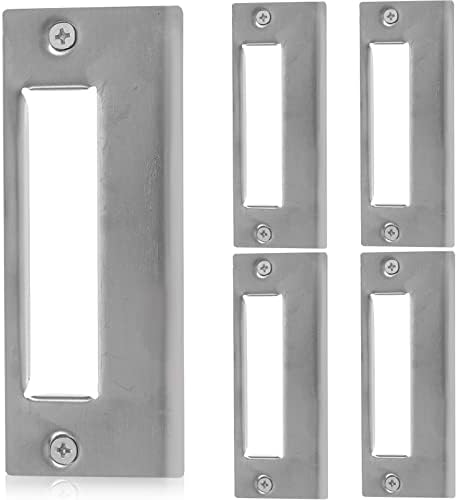DOITOOL 5Pcs Deadbolt Strike Plate Kit