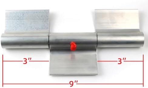 9 Inch Aluminum Greaseable Weld on Door Hinges Ramp Gate for Trailer Truck