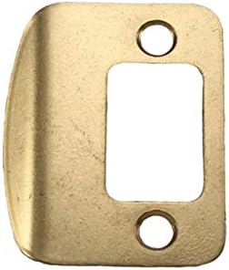 Transform your homes security with our Kwikset 85303-3 Radius Corner Deadbolt Full Lip Strike Bright Brass Finish
